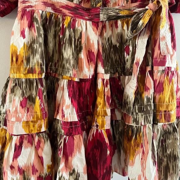 Anthropologie Love the Label Ruffled Wrap Mini Dress - Picture 7 of 8